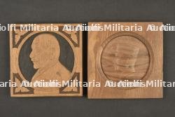 Ensemble de cadres à l'effigie du Maréchal. Set of frames bearing the Marshal’s likeness.