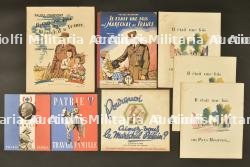 Ensemble de livres à l'effigie du Maréchal. Set of books bearing the Marshal’s likeness.
