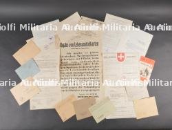 Documents occupation allemande. German occupation documents. — photo 1