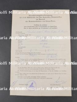 Documents occupation allemande. German occupation documents. — miniature 14