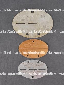 Plaque d'identité allemande. German Dog Tags. — photo 1