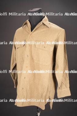 Chemise moutarde US. US Army mustard shirt. — photo 1