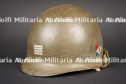 Casque de parachutiste US légion étrangère. U.S. paratrooper helmet used by the Foreign Legion. — photo 1