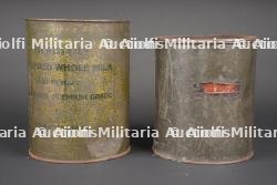 Boites de ration US. US Army ration tins.