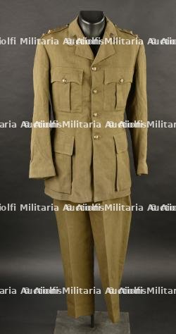 Uniforme d'officier d'artillerie du Warwickshire Yeomanry.