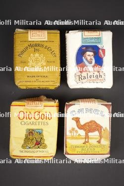 Paquets de cigarette US. US Army US cigarette packs.