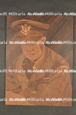 Marqueterie représentant Eisenhower. — photo 1