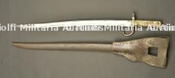 Sabre baïonnette Chassepot modèle 1866 avec porte fourreau. Chassepot Model 1866 sword bayonet with frog — photo 5