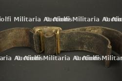 Ceinturon français M1845 du 72e de Ligne et guêtres noires. French M1845 belt rig of the 72nd Line Infantry Regiment with black gaiters — miniature 4