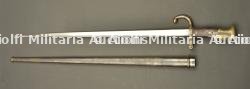 Baïonnette française Gras Mlle 1874. French Gras Model 1874 bayonet