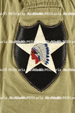 Blouson M-41 2ème DI US Indian Head. — miniature 6