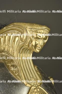 Casque à cimier et crinière de chasseur à cheval. Crested helmet with horsehair plume of a Chasseur à Cheval trooper — photo 7