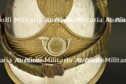 Casque à cimier et crinière de chasseur à cheval. Crested helmet with horsehair plume of a Chasseur à Cheval trooper — miniature 9