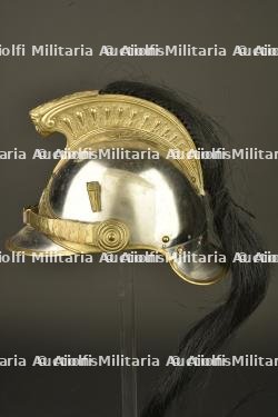 Casque à cimier et crinière de chasseur à cheval. Crested helmet with horsehair plume of a Chasseur à Cheval trooper — photo 13