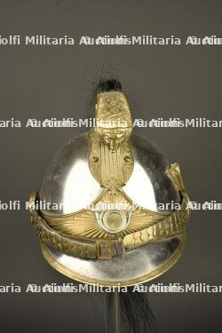 Casque à cimier et crinière de chasseur à cheval. Crested helmet with horsehair plume of a Chasseur à Cheval trooper — photo 15