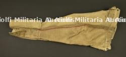 Pantalon culotte français d'artilleur en ratine. French artillery ratine cloth breeches — miniature 2