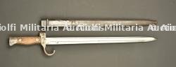 Baïonnette française Mle 1892 au mêmes numéros. French Model 1892 bayonet with matching numbers