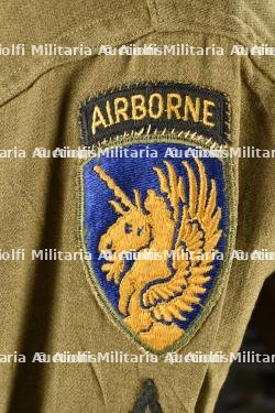Chemise moutarde de la 13ème Airborne.