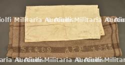 Couverture et toile de tente françaises. French blanket and shelter half — photo 4