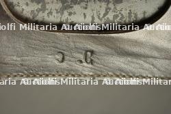 Pelle droite française avec son étui en cuir riveté. French straight entrenching shovel with riveted leather carrier — photo 4