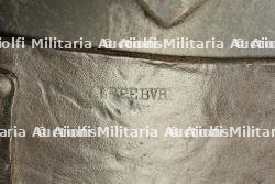 Pelle droite française avec son étui en cuir riveté. French straight entrenching shovel with riveted leather carrier — photo 5