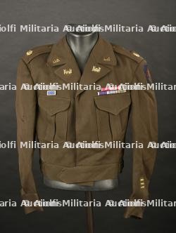 Blouson Ike de major du IX Engineer Command.