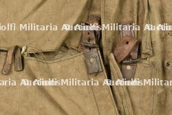 Havresac français ersatz en toile d'un soldat du 65e RI. French ersatz canvas backpack belonging to a soldier of the 65th Infantry Regiment — miniature 2