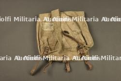 Havresac français ersatz en toile d'un soldat du 65e RI. French ersatz canvas backpack belonging to a soldier of the 65th Infantry Regiment — miniature 5