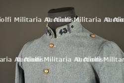 Vareuse bleu horizon modèle 1915 du 43e de Ligne. Model 1915 horizon blue tunic of the 43rd Line Infantry Regiment — miniature 6