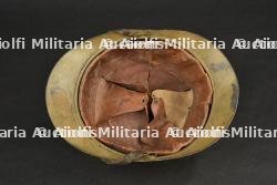 Casque Adrian modèle 1915 d'infanterie coloniale peinture moutarde — miniature 4