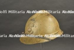 Casque Adrian modèle 1915 d'infanterie coloniale peinture moutarde — photo 10