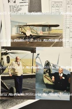 Lettre autographe des aviateurs Denis Boudard et Jean Hebert ayant rejoint l'Angleterre en dérobant un avion allemand à Caen en 1941. — miniature 6