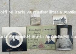 Lot de 8 rares photos de l'Hauptmann von Geyer racompagné par le Lt Minier de l'escadrille BR35 après la signature de l'armistice. — miniature 10