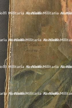 Paire de portraits d'un officier anglais et son épouse et un lithographie — miniature 4