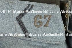 Tunique bleu horizon d'un lieutenant mitrailleur du 67e RI. Horizon blue tunic of a machine gun lieutenant of the 67th Infantry Regiment — miniature 9