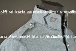 Tunique bleu horizon d'un lieutenant mitrailleur du 67e RI. Horizon blue tunic of a machine gun lieutenant of the 67th Infantry Regiment — miniature 10