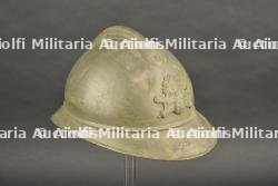 Casque Adrian modèle 1915 Artillerie reconditionné 1939 — miniature 7