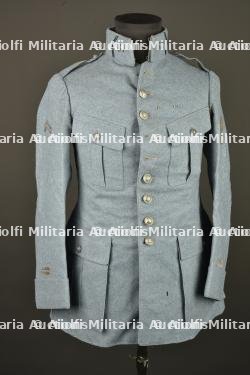 Tunique bleu horizon d'un lieutenant mitrailleur du 67e RI. Horizon blue tunic of a machine gun lieutenant of the 67th Infantry Regiment — miniature 15