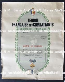 Diplôme de légionnaire de la Légion des Combattants et brevet de gymnastique de 1914 — miniature 2