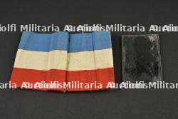 Brassard tricolore des Croix de feu et miroir du PSF — photo 3
