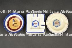 Ensemble de 3 cendriers du PSF