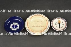 Ensemble de 3 cendriers des Croix de Feu et VN
