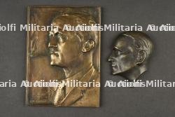 Ensemble de 2 plaques à l'effigie du Colonel de la Rocque  — photo 1
