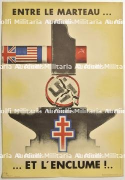 Affiche allié entre le marteau et l’enclume — photo 1