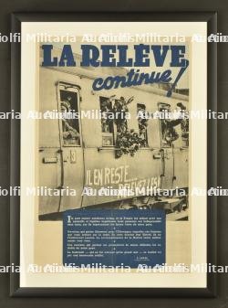 Affiche entoilé «  la relève STO » — photo 1