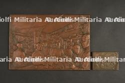 Ensemble de plaques "Oflag" par Gallien Pierre Antoine