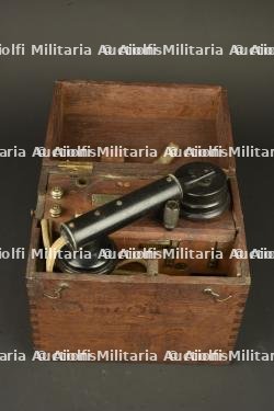 Téléphone de campagne français Mildé. French Mildé field telephone