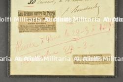 Lettre autographe du Capitaine Bouchardon relative à l'affaire Caillaux — photo 3