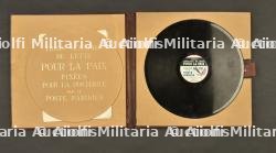 Disque Trois semaines de lutte pour la Paix 1938-1939 en coffret avec courriers — photo 4