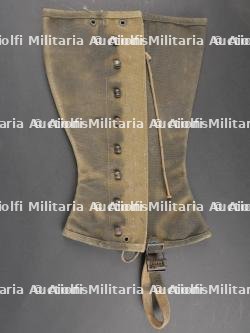 Guêtre US camouflé du 326th Airborne Medical Company. Camouflaged US gaiters from the 326th Airborne Medical Company.
